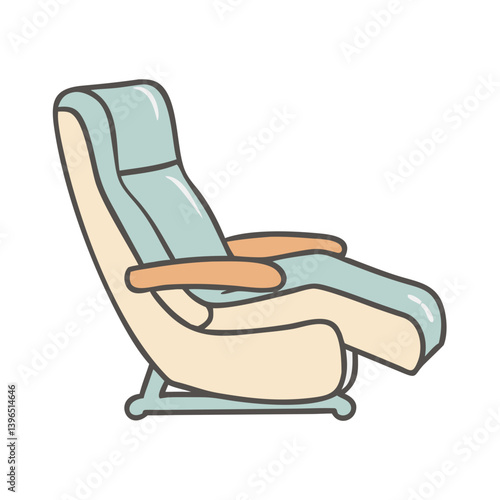 recliner icon, recliner vector illustration-simple illustration of recliner, perfect for recliner logos and icons