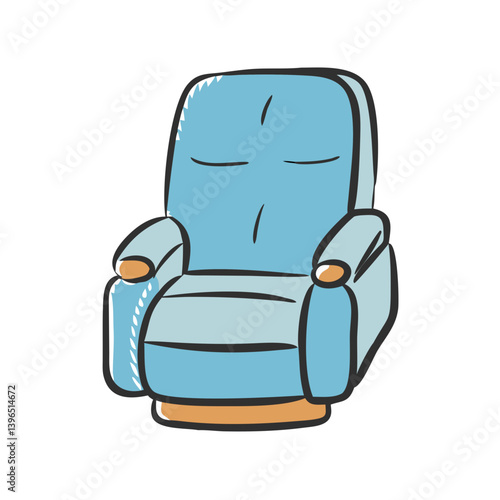 recliner icon, recliner vector illustration-simple illustration of recliner, perfect for recliner logos and icons