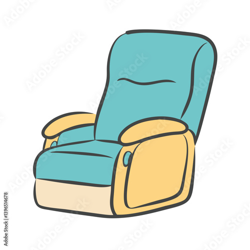 recliner icon, recliner vector illustration-simple illustration of recliner, perfect for recliner logos and icons