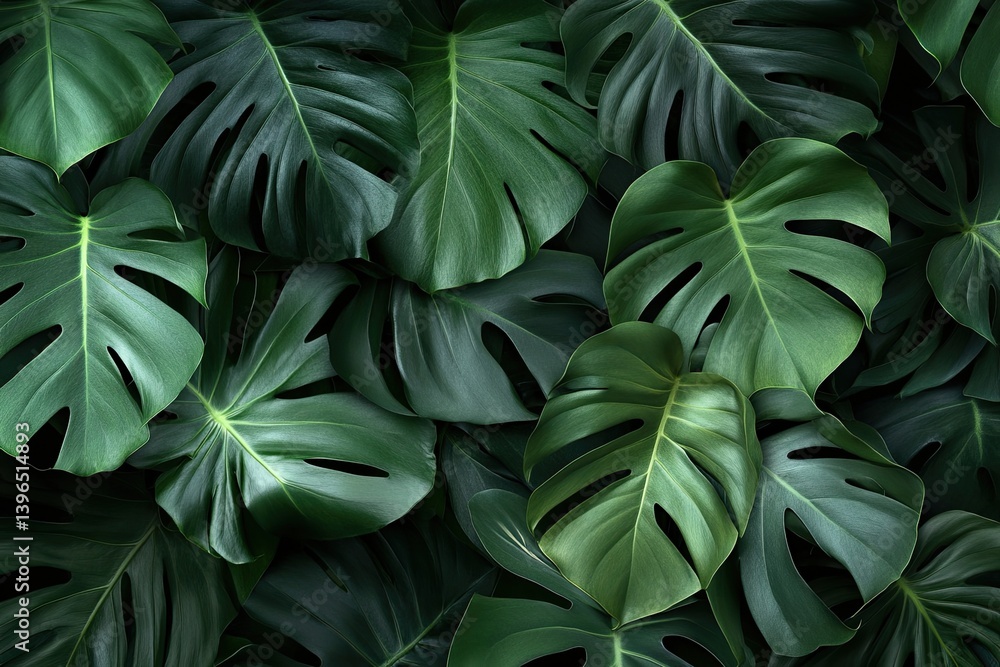 Lush Tropical Leaves