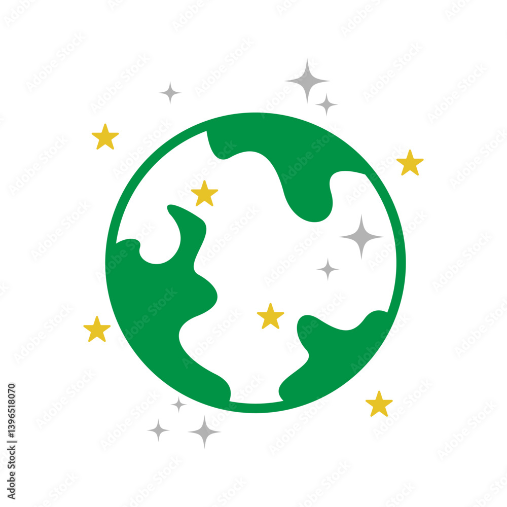 Obraz premium Planet logo icon design