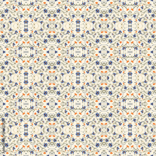 mix pattern for textile design 