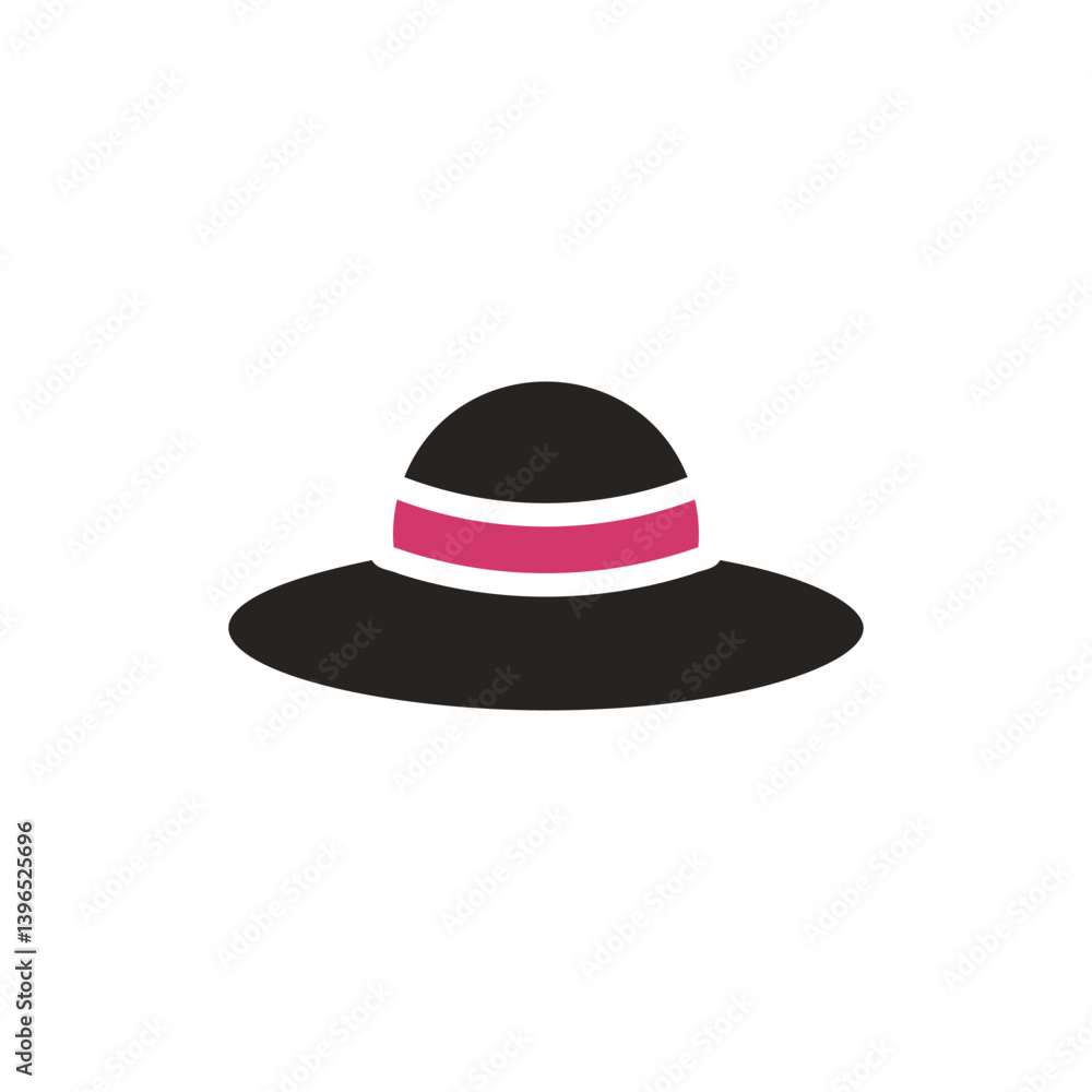 Fototapeta premium Stylish Hat Icon Vector, Clothing Concept Design