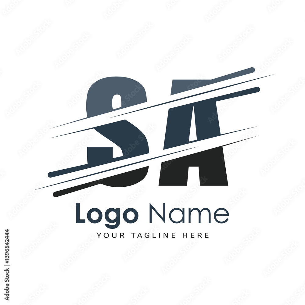 initial monogram logo with letter style design initial monogram logo with letter style design