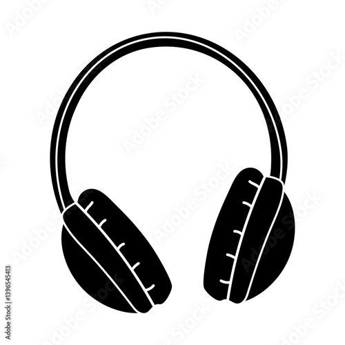 Stylish black headphones design suitable for music lovers and audio enthusiasts