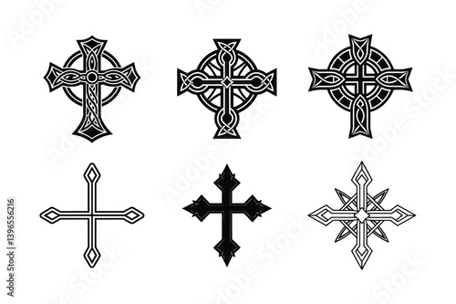 Celtic Cross Symbol Design
