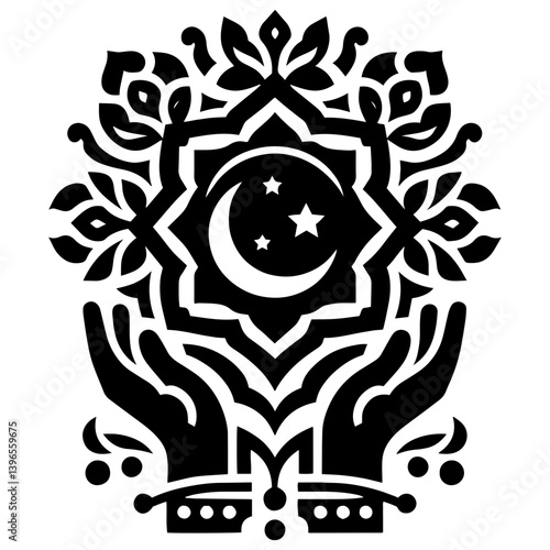 Stylish mandala design inspired by abstract flowers and delicate artistic craftsmanship