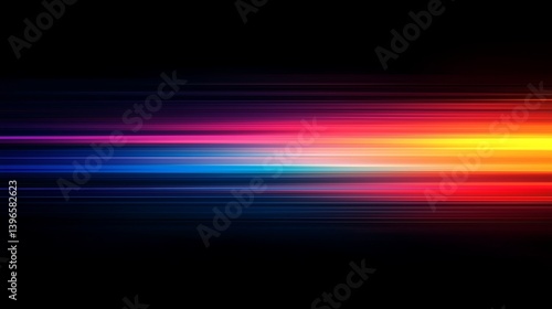 Neon bokeh with warm and cool tones high resolution image