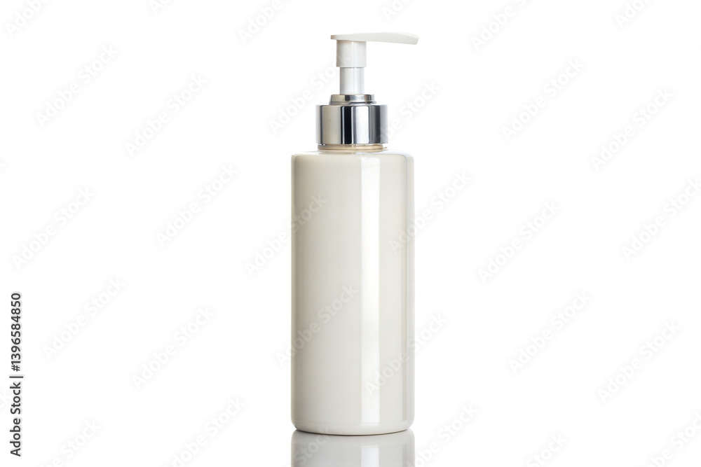 Obraz premium White Pump Bottle Mockup