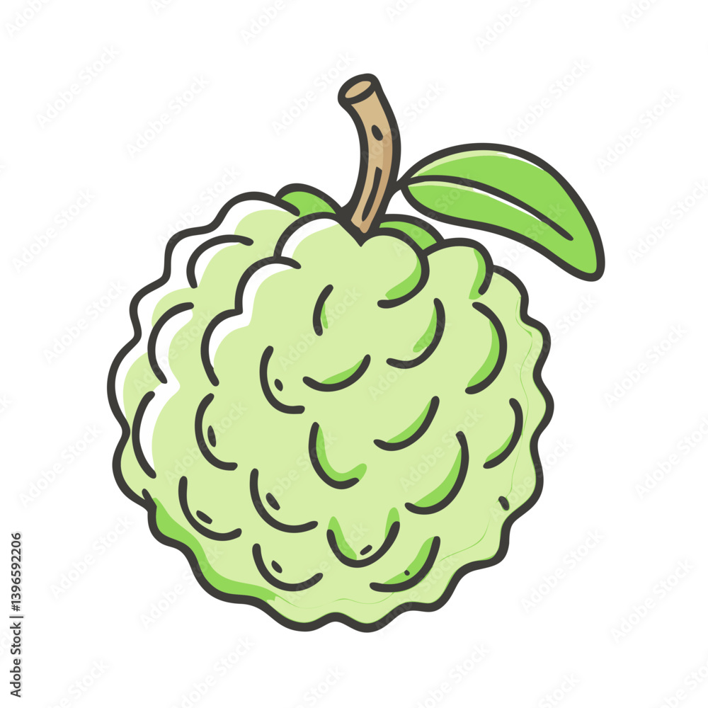 sugar apple icon, sugar apple vector illustration-simple illustration of sugar apple, perfect for sugar apple logos and icons sugar apple icon, sugar apple vector illustration-simple illustration of sugar apple, perfect for sugar apple logos and icons