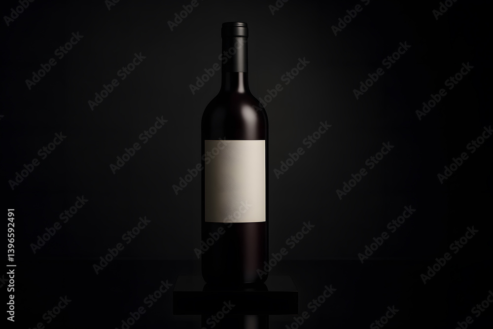 Minimalist Wine Elegance Display Minimalist Wine Elegance Display