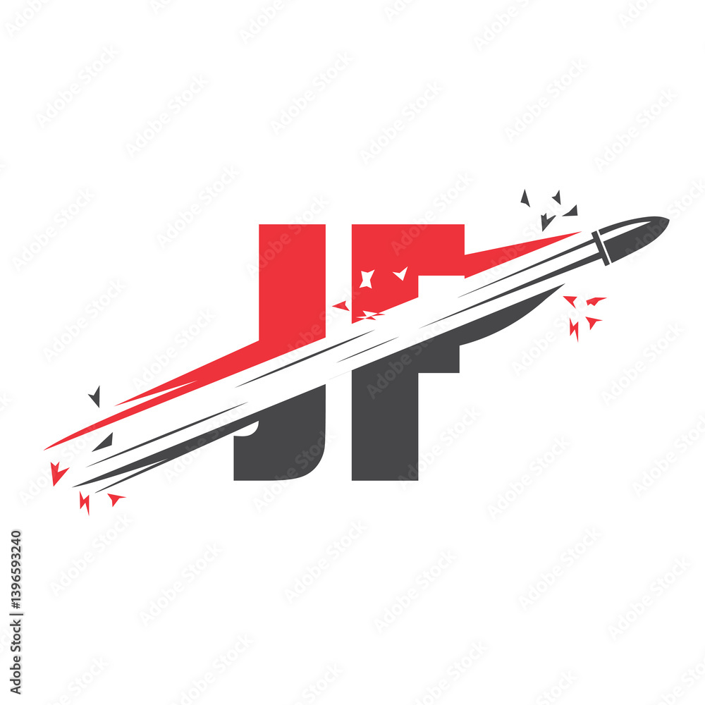 Bullet logo icon illustration vector template with letter crossing shot. Bullet logo icon illustration vector template with letter crossing shot.