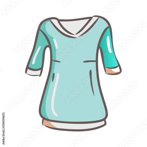 tunic icon, tunic vector illustration-simple illustration of tunic, perfect for tunic logos and icons