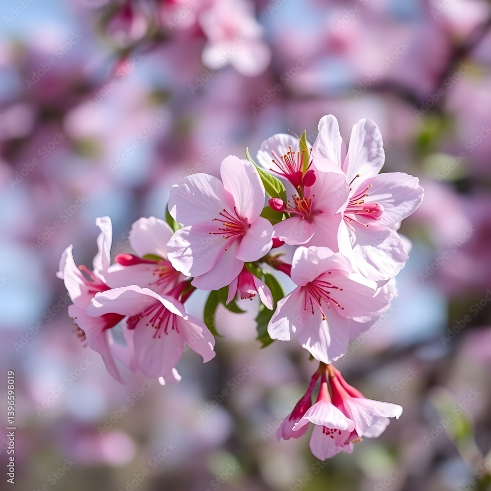 Obraz premium pink cherry blossom