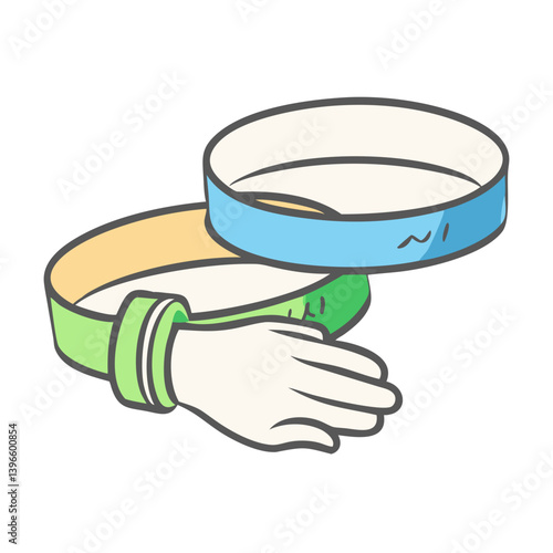wristbands icon, wristbands vector illustration-simple illustration of wristbands, perfect for wristbands logos and icons