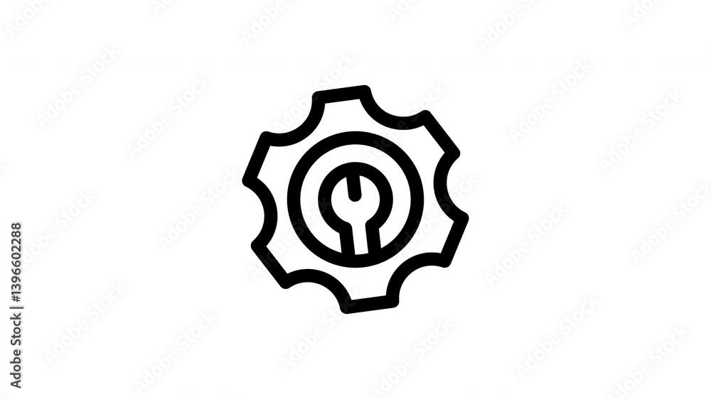 service animated icon service animated icon