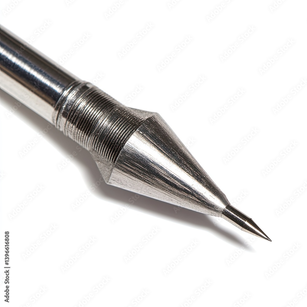 Dart arrow closeup with metal tip and shadow indoor macro photography artistic perspective Dart arrow closeup with metal tip and shadow indoor macro photography artistic perspective