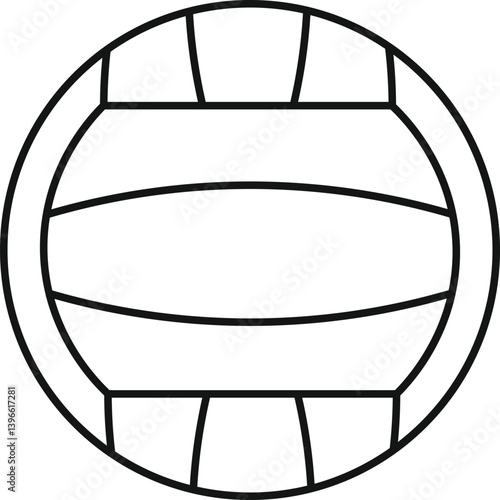Water Polo Ball Vector Art Icons Silhouette