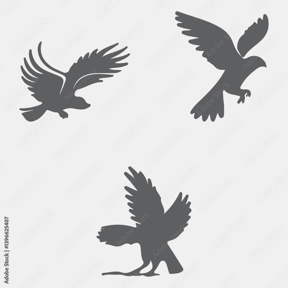 Obraz premium eagle vector illustration