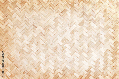 close up woven bamboo pattern texture background.