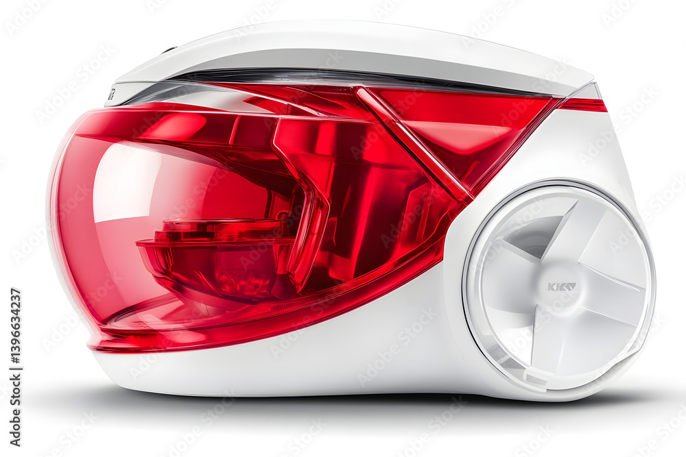 Fototapeta premium Red Cyclonic Vacuum Cleaner Design