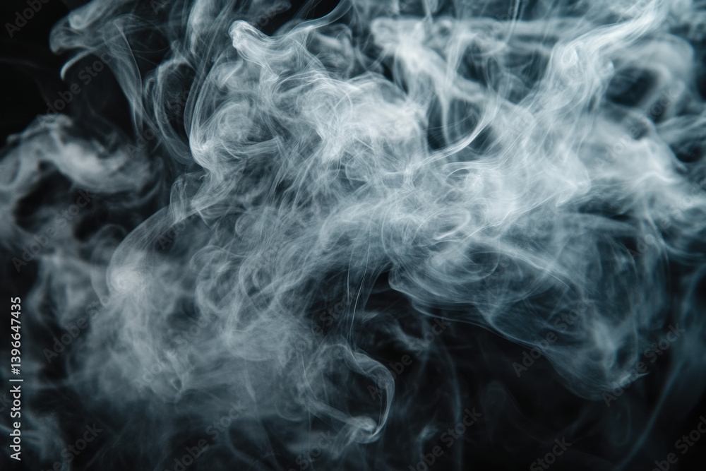 Obraz premium Smoke in black background