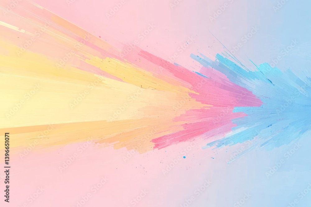 Vibrant Abstract Comic Background with Colorful Blocks and Patterns