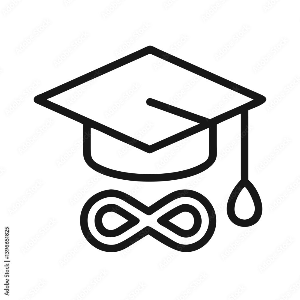 graduation cap vector icon graduation cap vector icon