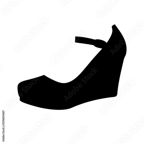 wedges icon, wedges silhouette vector illustration-simple silhouette illustration of wedges, perfect for wedges logos and icons