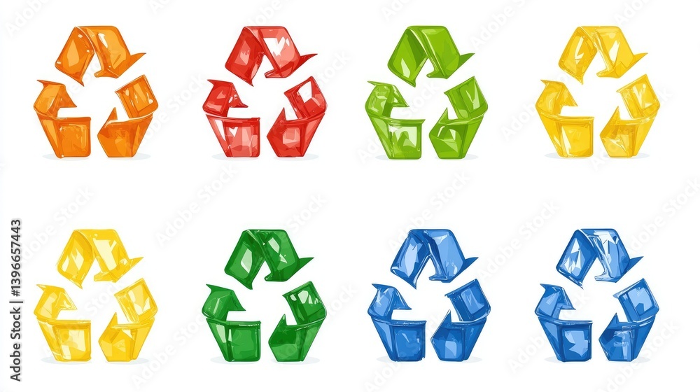 Big set of recycle icon, recycling symbol, vector illustration isolated on white background Big set of recycle icon, recycling symbol, vector illustration isolated on white background