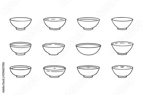 Curry line art illustration