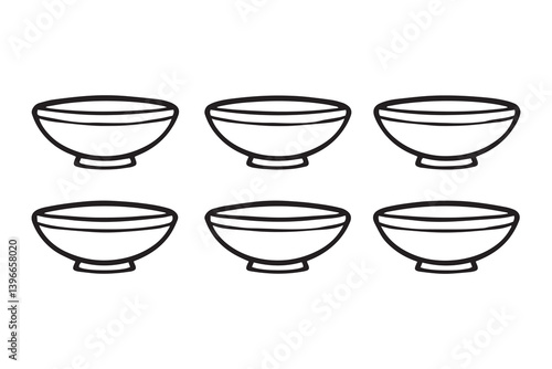 Curry line art illustration