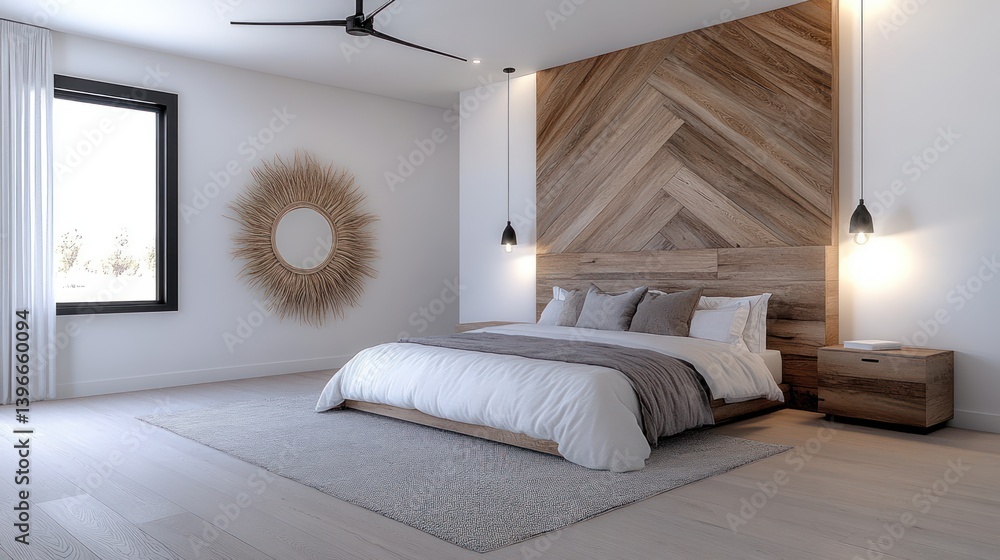 Cozy French Country Rustic Bedroom in Modern Farmhouse Decor