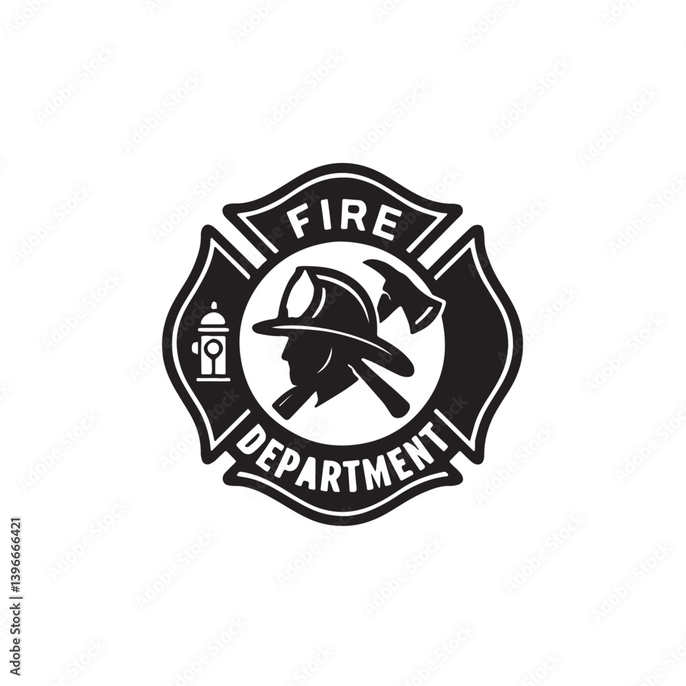 Fototapeta premium firefighter logo