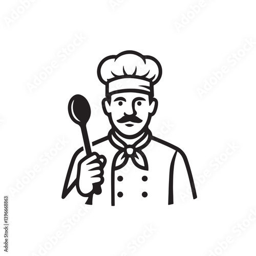 chef with a spoon