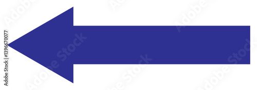 Left long Bold and Thin arrow. Colorful variety Left arrow. Vector icon. EPS 10