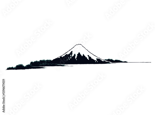 浮世絵　山　その3