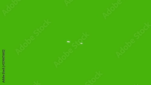 splash animation using new tapered shape strokes green background animated, Abstract complex transition background with alpha channel
