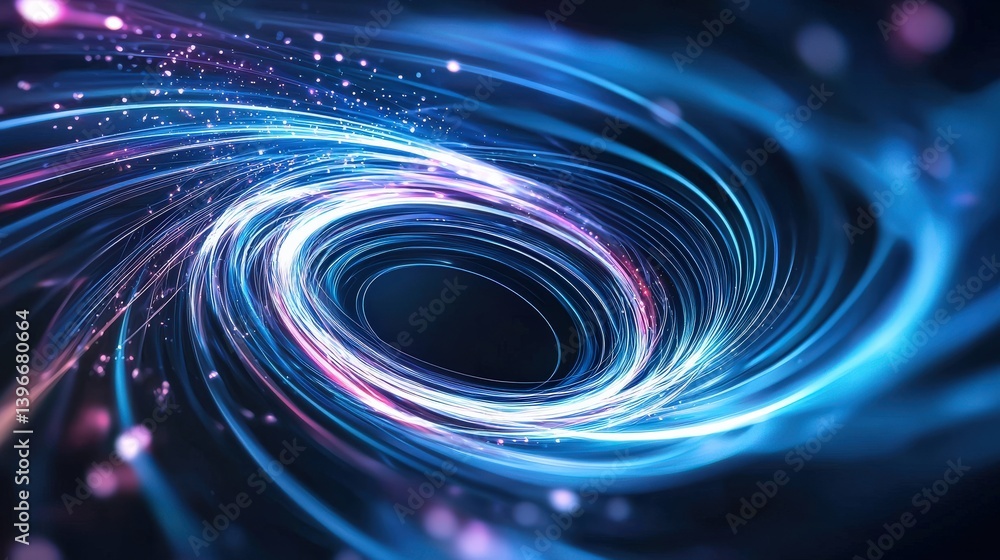 A minimalistic conceptual art of a singularity vortex, Rare Computing A minimalistic conceptual art of a singularity vortex, Rare Computing