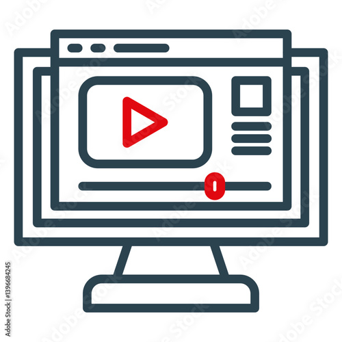 Online Streaming Icon