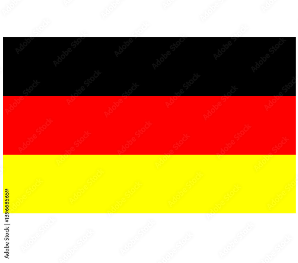 Obraz premium german flag vector illustration