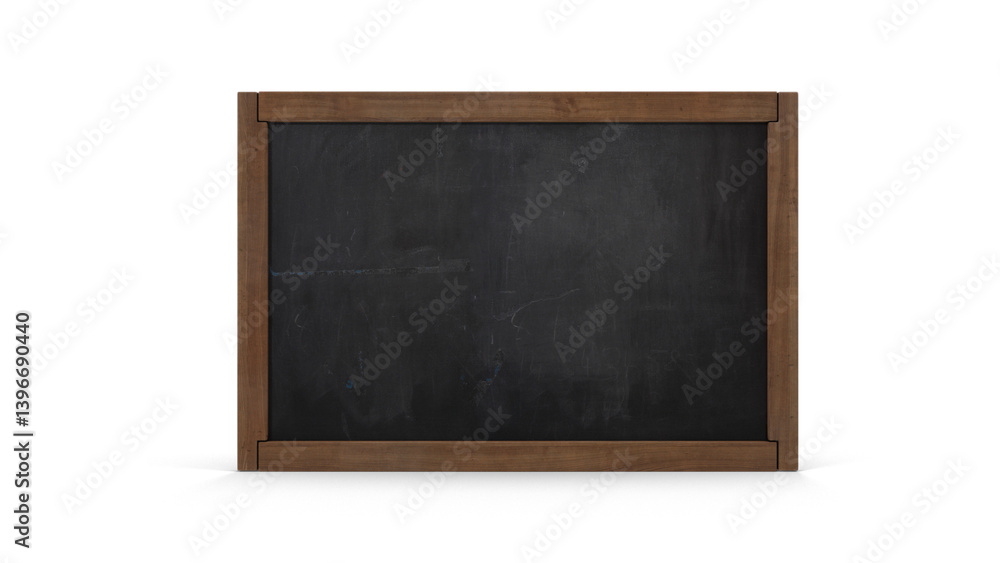 blackboard with chalk