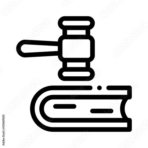 constitution line icon