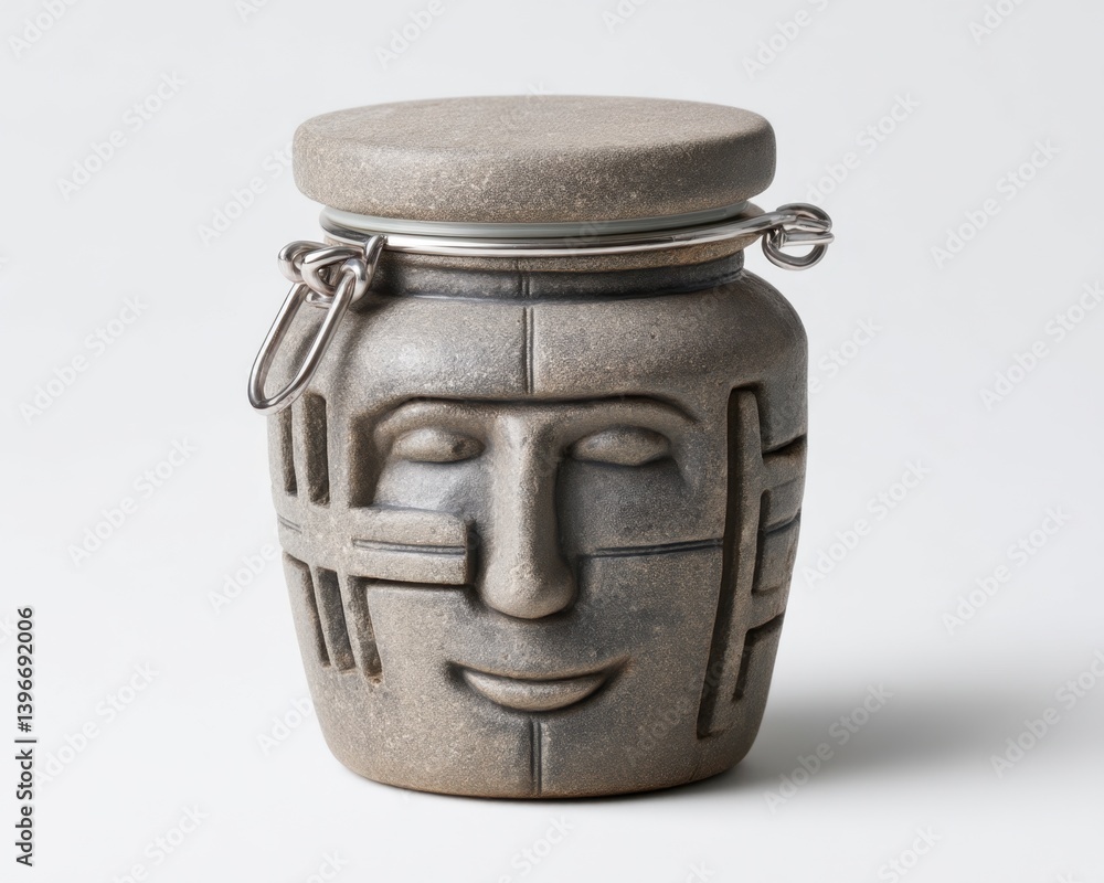 This is a storage bottle, possibly for industrial or medical supplies, designed with an emphasis on resistance to external contaminants The bottle features a neutral tone, and has a unique design on This is a storage bottle, possibly for industrial or medical supplies, designed with an emphasis on resistance to external contaminants The bottle features a neutral tone, and has a unique design on
