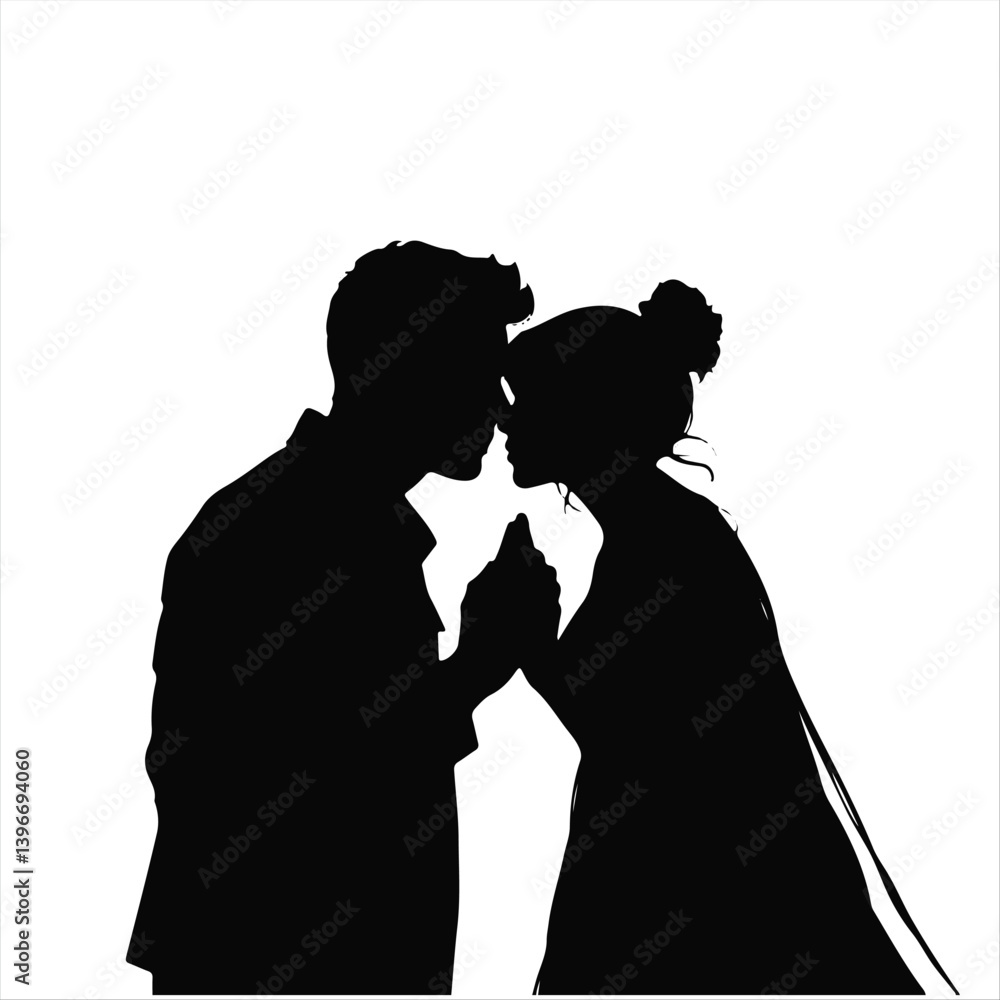 A dramatic and intense hand-drawn vector silhouette illustration of Dia Dos Namorados in a pure black color sketch note style. Deep shadows and stark contrasts create a powerful visual impact A dramatic and intense hand-drawn vector silhouette illustration of Dia Dos Namorados in a pure black color sketch note style. Deep shadows and stark contrasts create a powerful visual impact