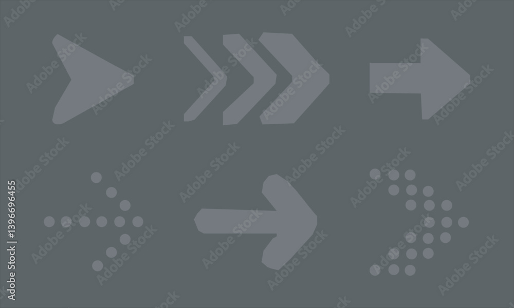 Set of black arrow icons. Various packaging symbols. Motion pointers. Site and player control buttons. Flat style logos. Information pointers. Wayfinding directions. Modern simple vector arrows. Set of black arrow icons. Various packaging symbols. Motion pointers. Site and player control buttons. Flat style logos. Information pointers. Wayfinding directions. Modern simple vector arrows.