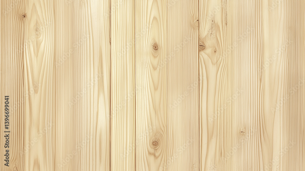 Seamless pale pine wood texture with faint grain lines and smooth finish Seamless pale pine wood texture with faint grain lines and smooth finish