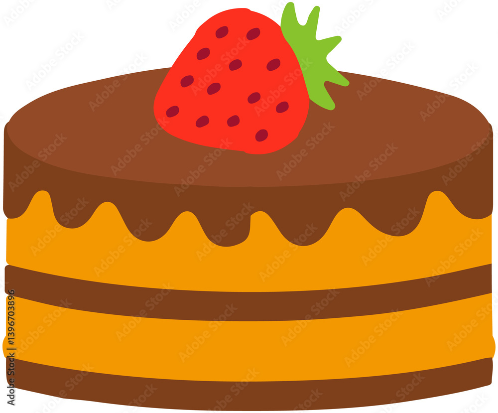 Chocolate Cake Icon Chocolate Cake Icon