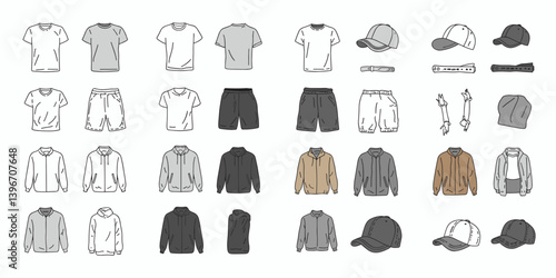 cloths mockup, vector mockup, digital, vector t shirts, vector shirts, silhouette clothing, shirt, clothes, fashion, vector, t-shirt, jacket, dress, illustration, set, wear, design, polo, coat, men, t