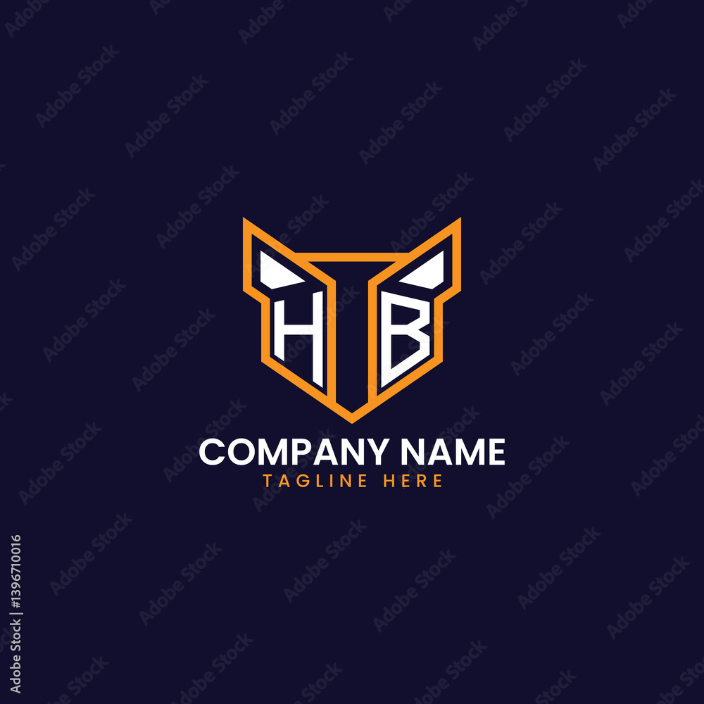 Fototapeta premium Tech-Inspired Geometric Logo Design